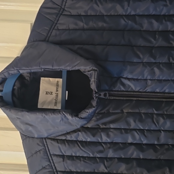 MUTUAL WEAVE BRAND MENS NAVY BLUE VEST SIZE LARGE - Picture 3 of 15